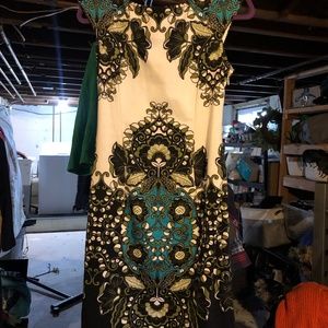 Patterned sexy dress